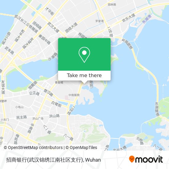 招商银行(武汉锦绣江南社区支行) map