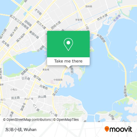 东湖小镇 map