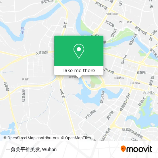 一剪美平价美发 map