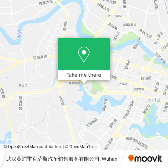 武汉黄浦雷克萨斯汽车销售服务有限公司 map