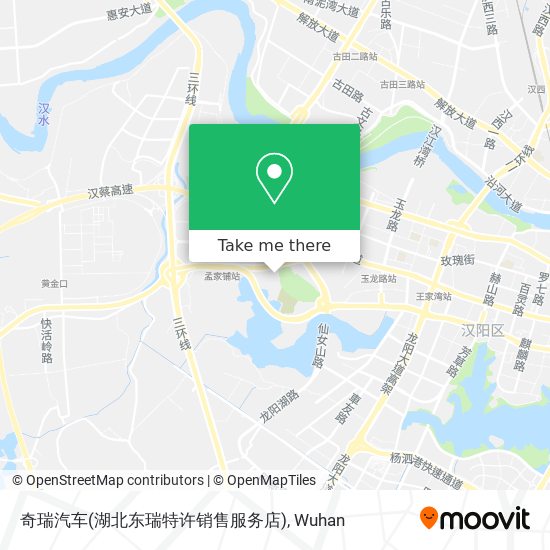 奇瑞汽车(湖北东瑞特许销售服务店) map