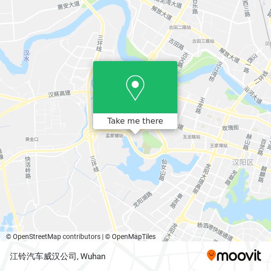 江铃汽车威汉公司 map