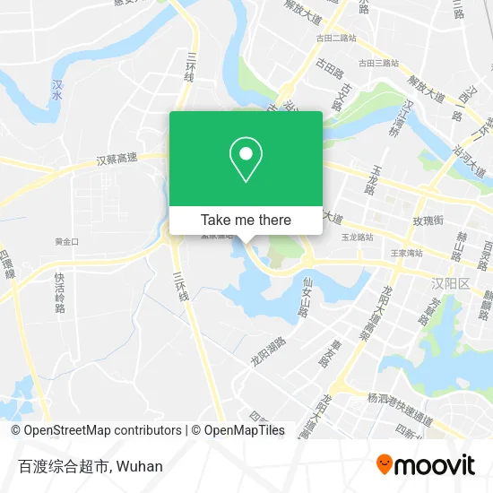 百渡综合超市 map