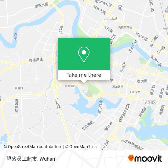 盟盛员工超市 map