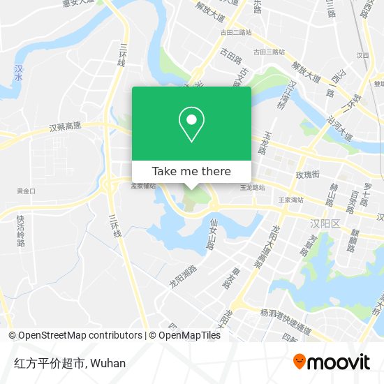 红方平价超市 map
