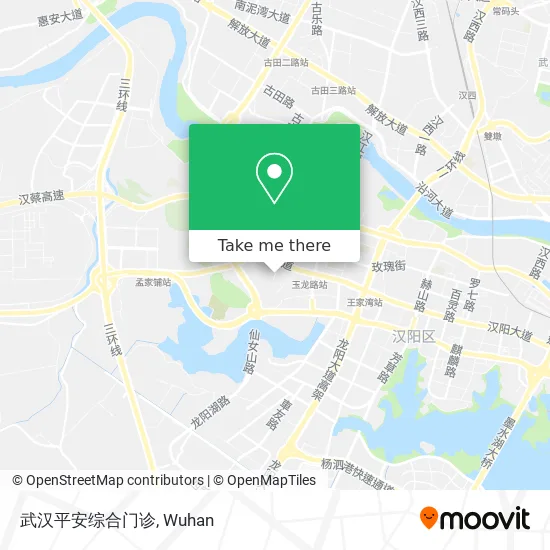武汉平安综合门诊 map