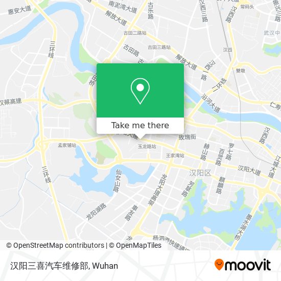 汉阳三喜汽车维修部 map