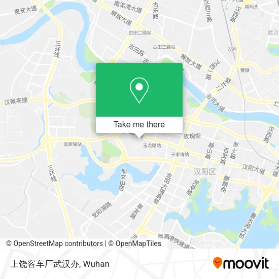 上饶客车厂武汉办 map