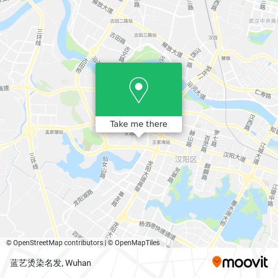 蓝艺烫染名发 map