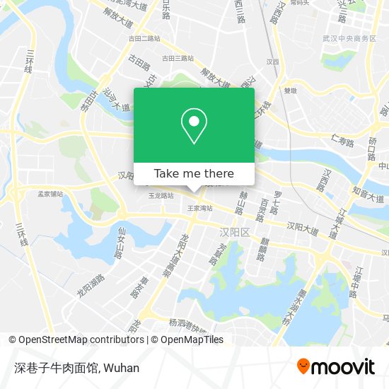 深巷子牛肉面馆 map