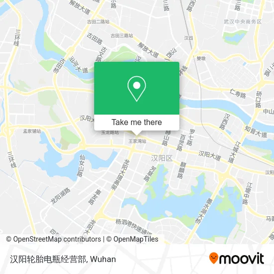 汉阳轮胎电瓶经营部 map