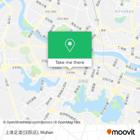 上港足道(汉阳店) map