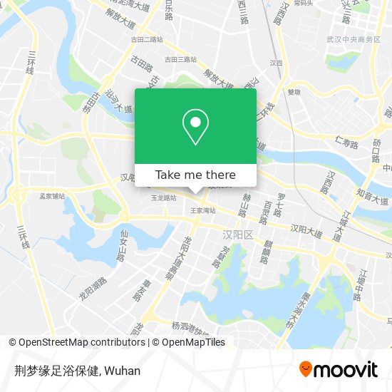 荆梦缘足浴保健 map