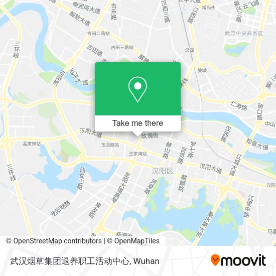 武汉烟草集团退养职工活动中心 map