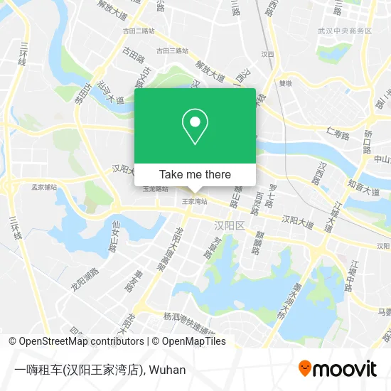 一嗨租车(汉阳王家湾店) map