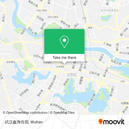 武汉鑫海住宿 map