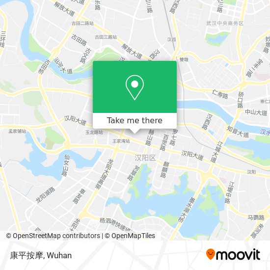 康平按摩 map