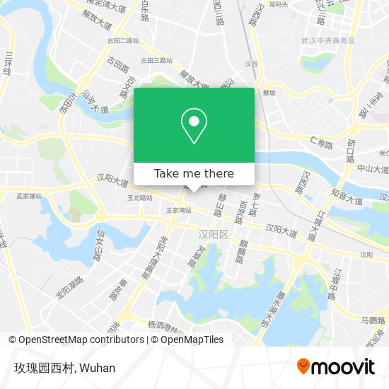 玫瑰园西村 map