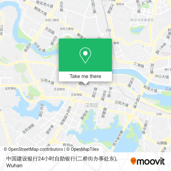 中国建设银行24小时自助银行(二桥街办事处东) map