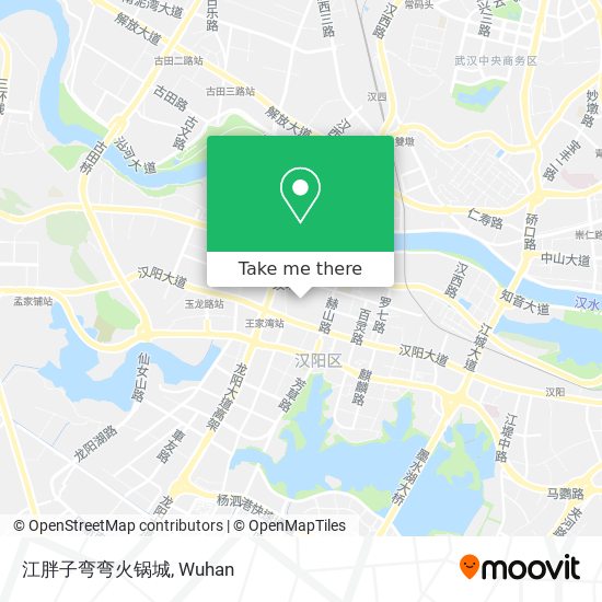 江胖子弯弯火锅城 map