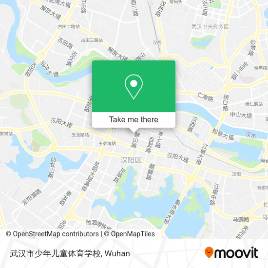 武汉市少年儿童体育学校 map