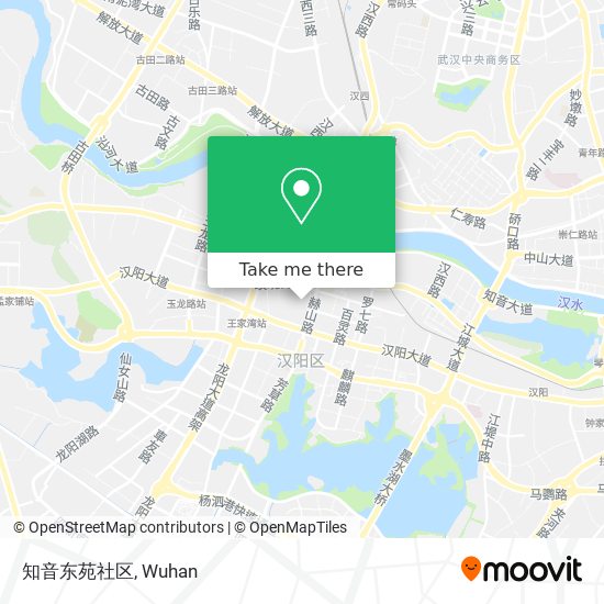 知音东苑社区 map