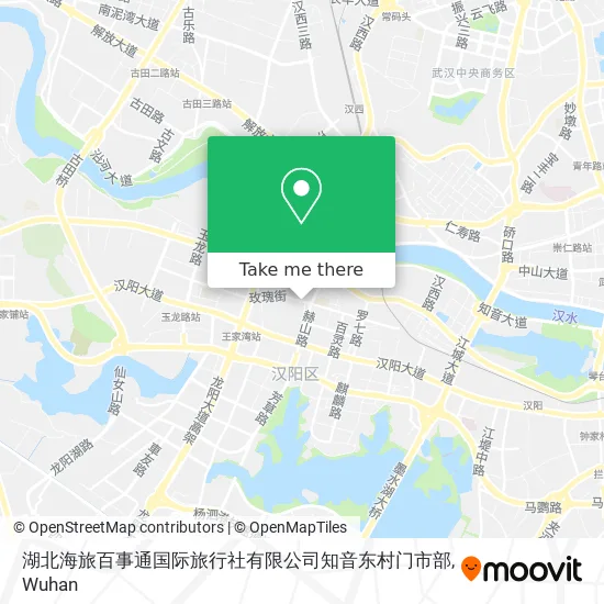 湖北海旅百事通国际旅行社有限公司知音东村门市部 map