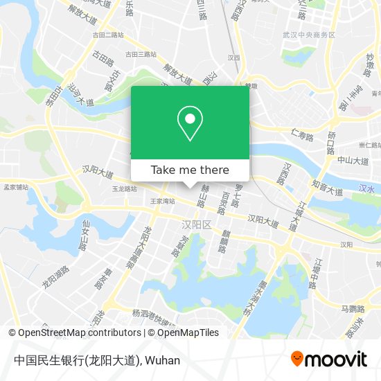 中国民生银行(龙阳大道) map