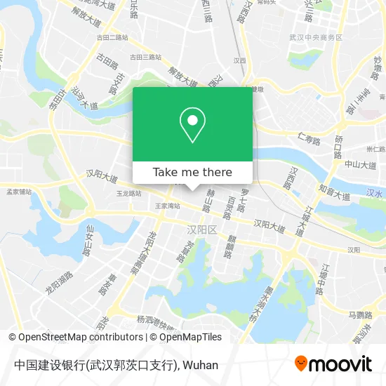 中国建设银行(武汉郭茨口支行) map