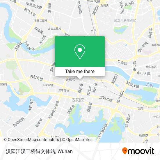 汉阳江汉二桥街文体站 map
