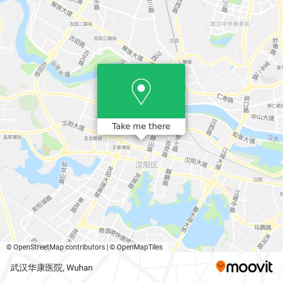 武汉华康医院 map