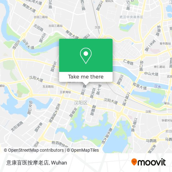 意康盲医按摩老店 map
