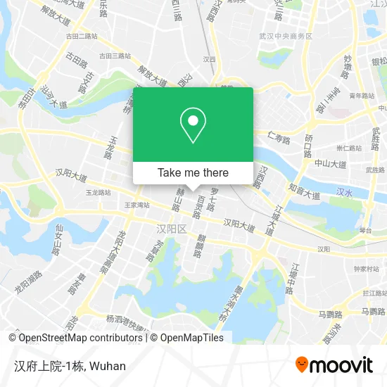 汉府上院-1栋 map