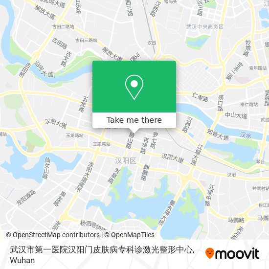 武汉市第一医院汉阳门皮肤病专科诊激光整形中心 map