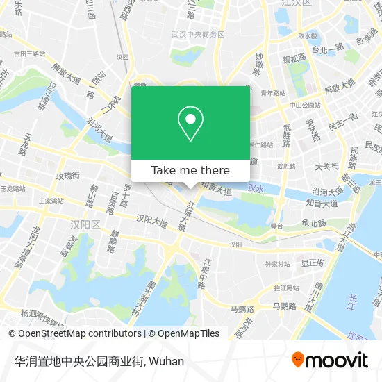 华润置地中央公园商业街 map
