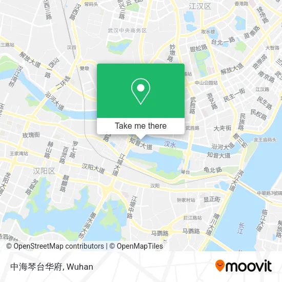 中海琴台华府 map