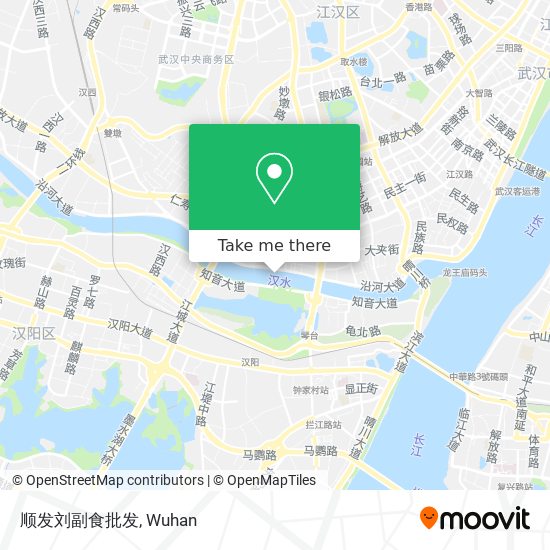 顺发刘副食批发 map