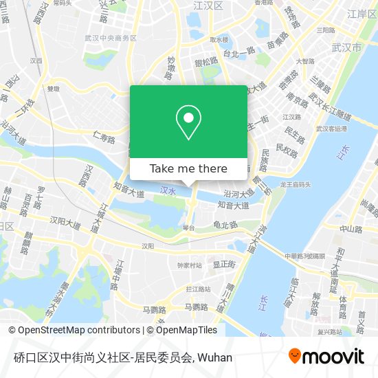 硚口区汉中街尚义社区-居民委员会 map