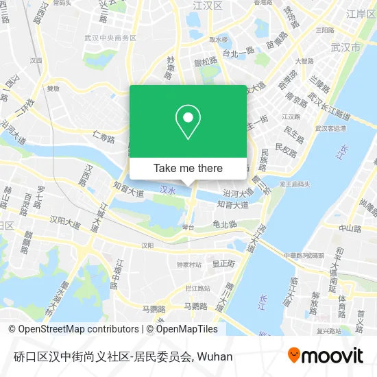 硚口区汉中街尚义社区-居民委员会 map