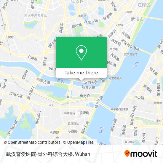 武汉普爱医院-骨外科综合大楼 map