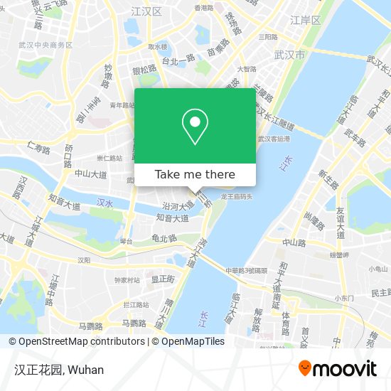 汉正花园 map