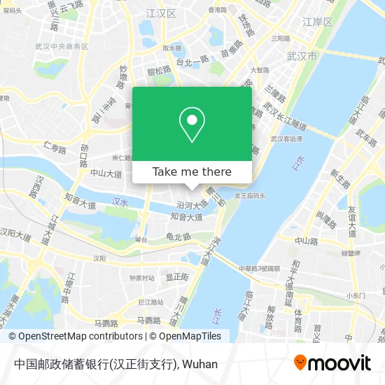 中国邮政储蓄银行(汉正街支行) map