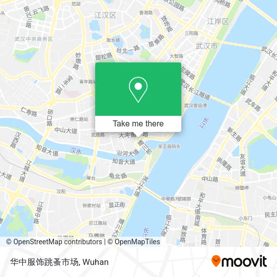 华中服饰跳蚤市场 map
