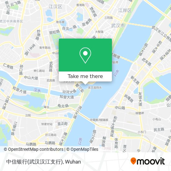 中信银行(武汉汉江支行) map