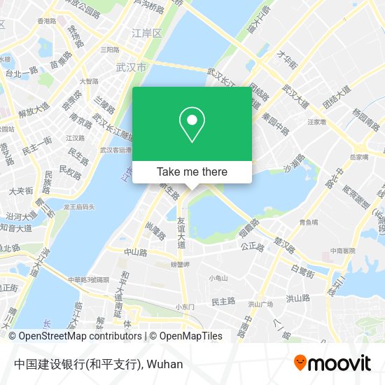 中国建设银行(和平支行) map
