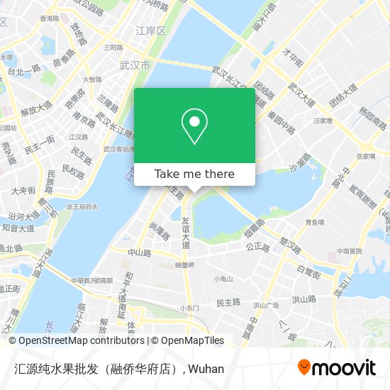 汇源纯水果批发（融侨华府店） map