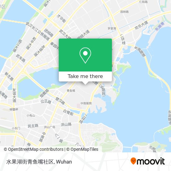 水果湖街青鱼嘴社区 map