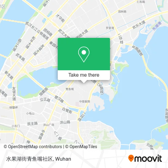 水果湖街青鱼嘴社区 map