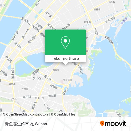 青鱼嘴生鲜市场 map