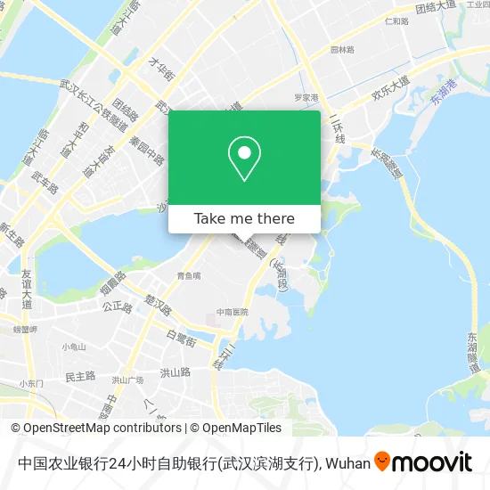 中国农业银行24小时自助银行(武汉滨湖支行) map